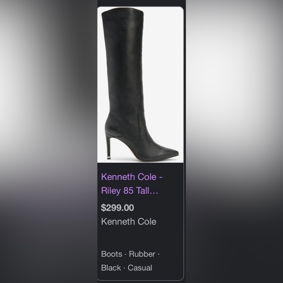 Kenneth Cole knee high boots - Picture 3 of 4
